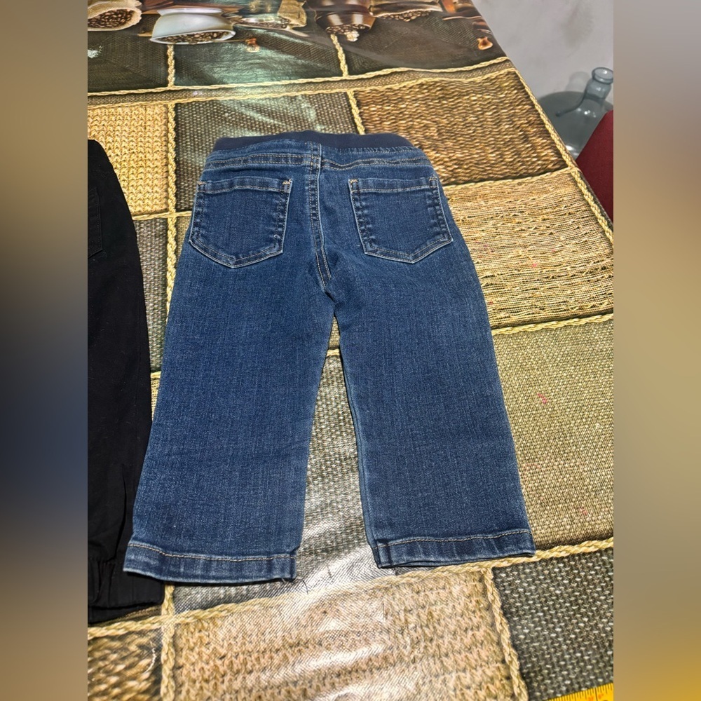 Cat&jack and garanimales Kids Jeans - Classic Blue and Black Trio size 18M - Picture 4 of 10